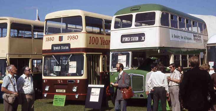 Ipswich Buses Leyland Atlantean Roe 21 & AEC Regent V Massey 63